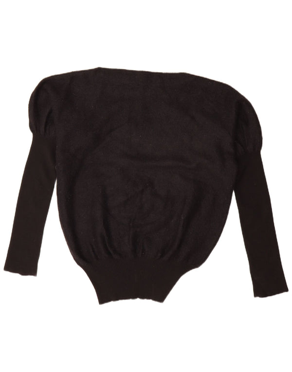 Les Copains Femme Pull Oversize Col Bateau IT 42 Medium Noir