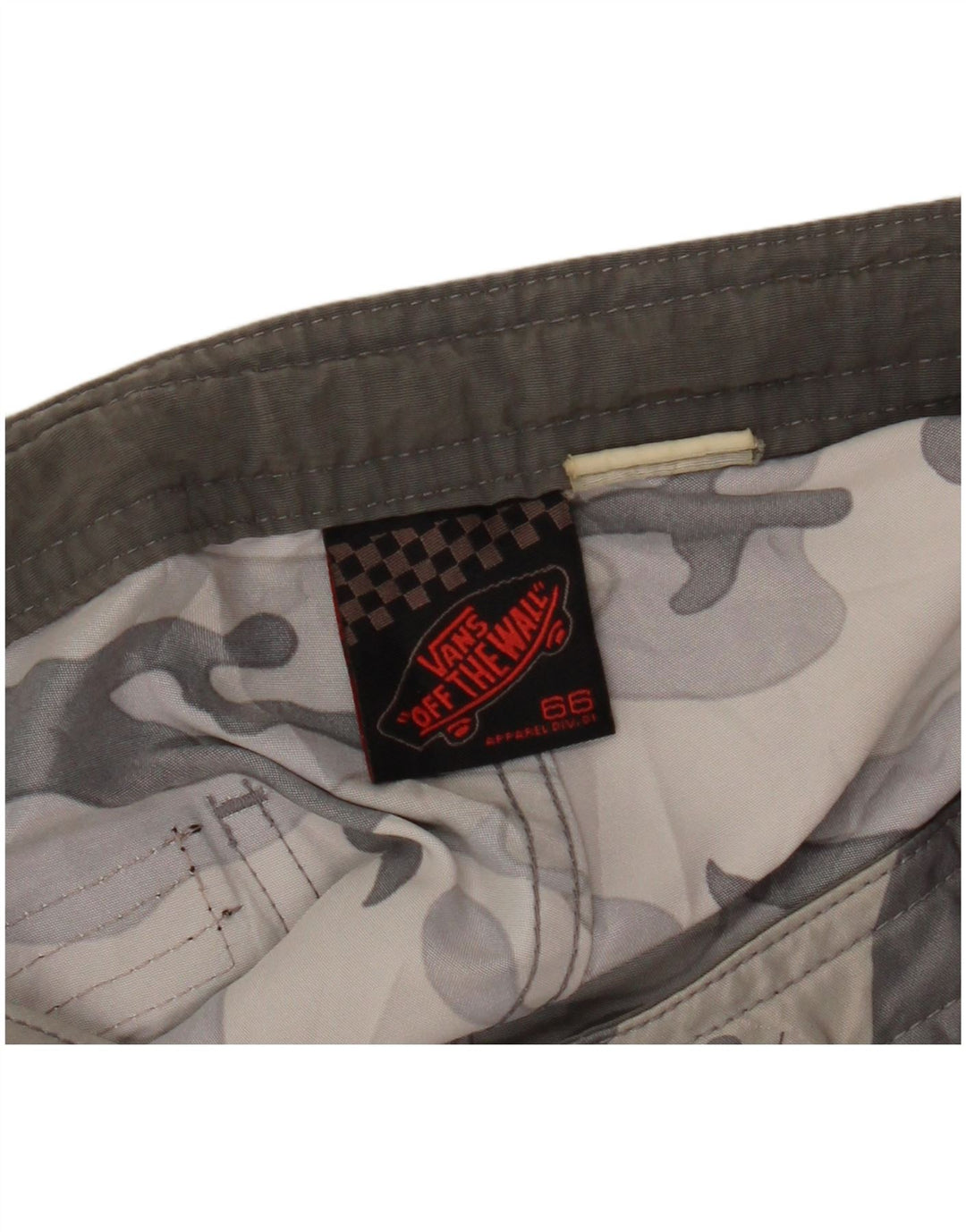 VANS Short décontracté pour femme W27 Petit gris camouflage