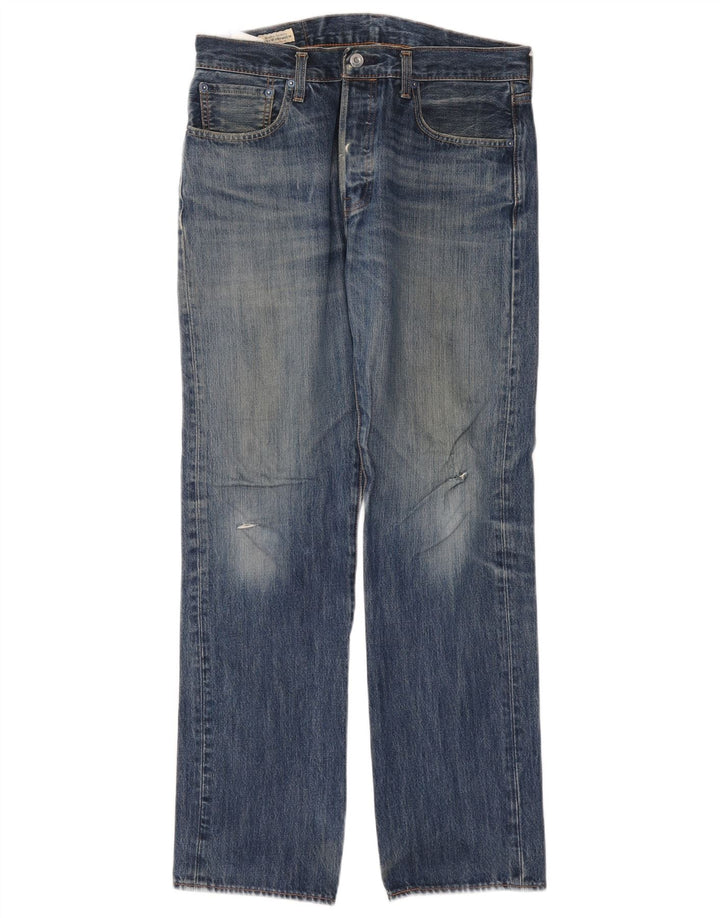 Levi's Jean Droit 501 Homme Bleu W32 L32 Coton