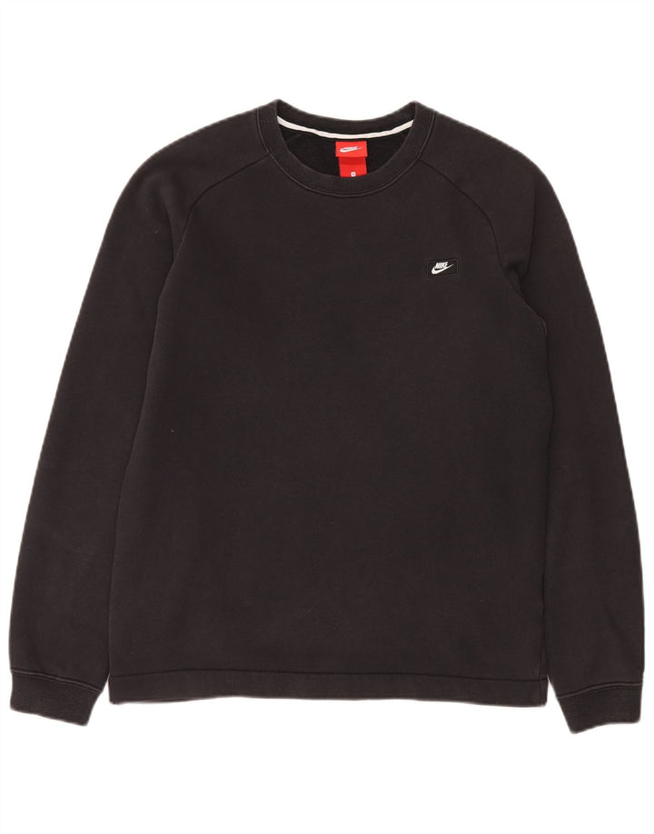 Nike Sweat-shirt pour homme en coton noir Taille S