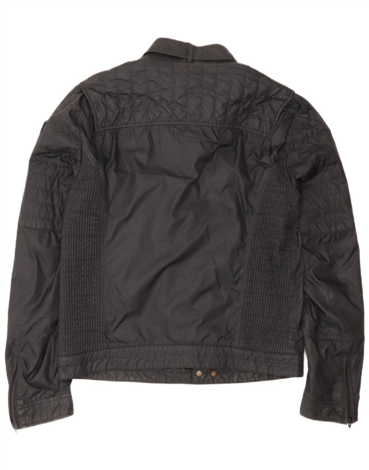 Blauer Veste Bomber Homme UK 42 XL Noir Polyamide