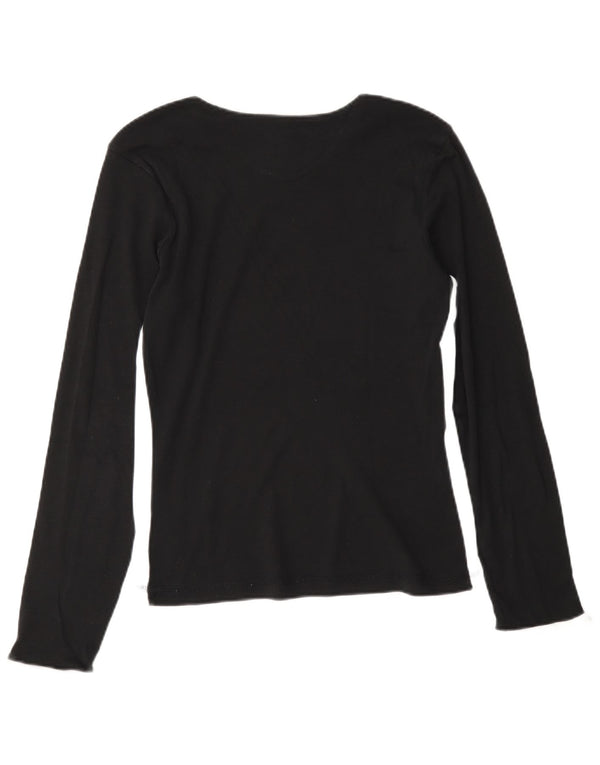 Champion Haut Graphique Femme Manches Longues UK 18 XL Noir Coton Sports