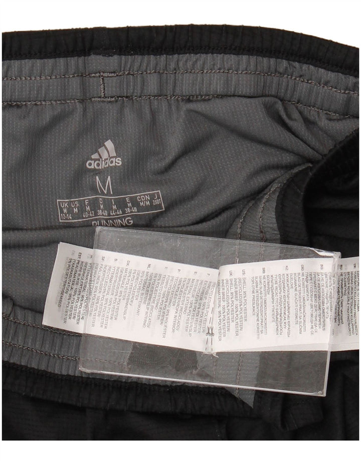 Adidas Short de sport graphique pour femme UK 12/14 Polyester noir moyen