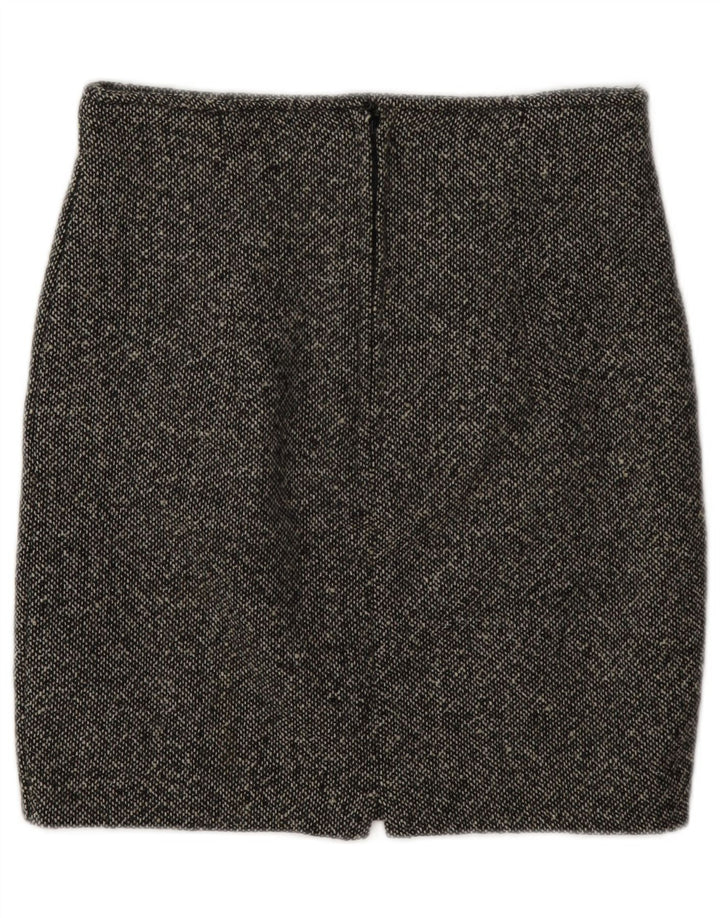 vintage Femme Mini Jupe W28 Gris Moyen