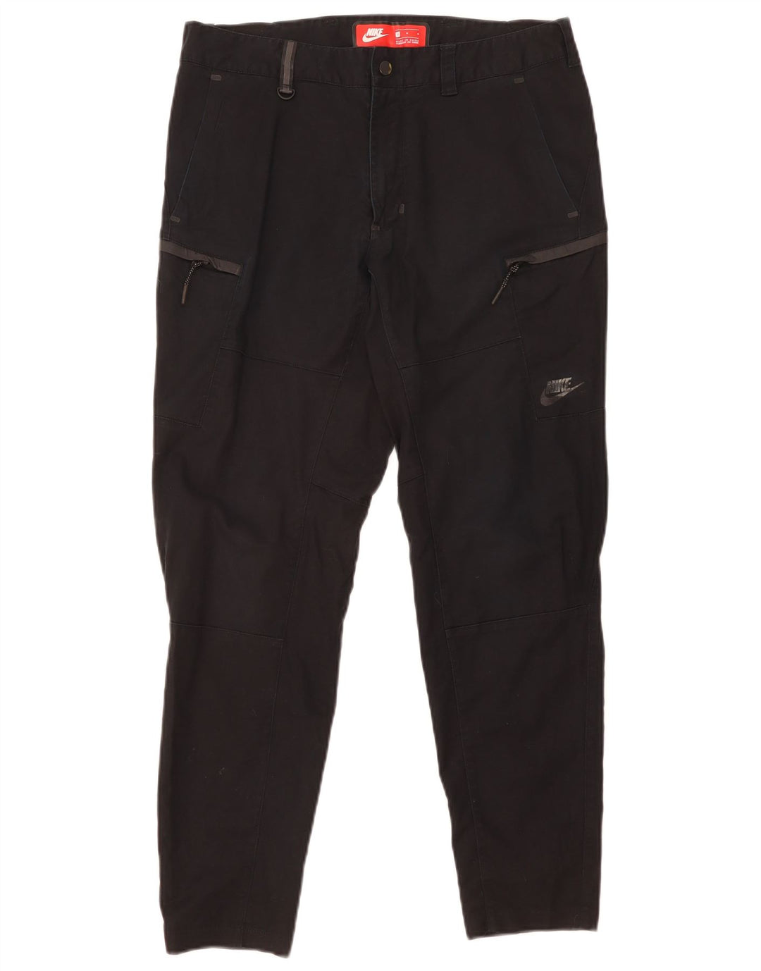 Nike Pantalon cargo fuselé pour homme Medium W32 L29 Noir Coton