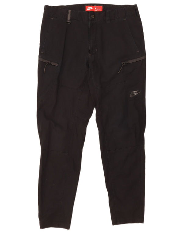 Nike Pantalon cargo fuselé pour homme Medium W32 L29 Noir Coton