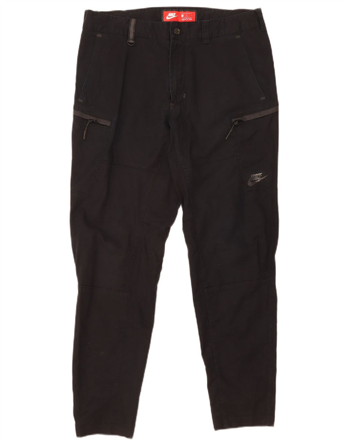 Nike Pantalon cargo fuselé pour homme Medium W32 L29 Noir Coton