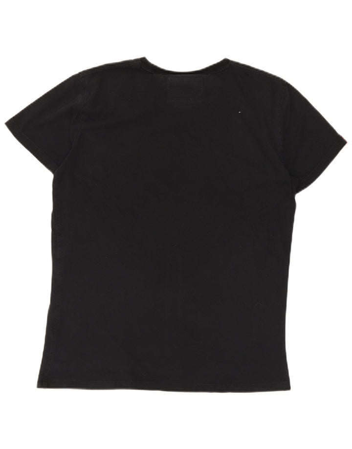 SUPERDRY T-Shirt Homme Noir Moyen Coton