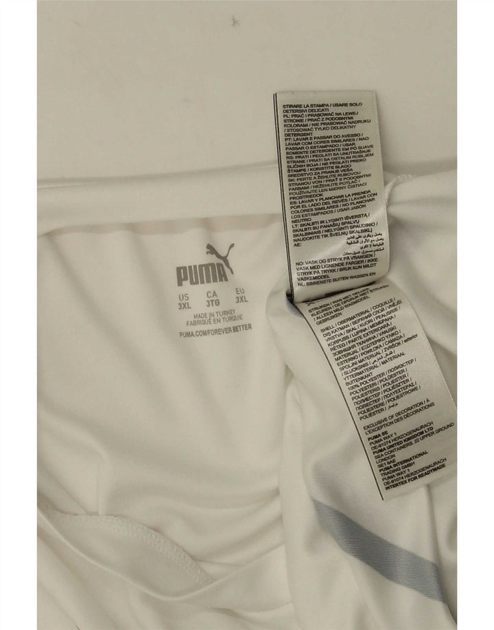 Puma T-Shirt Deutschland Graphic Homme Blanc 3XL Polyester