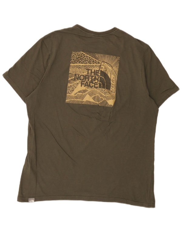 The North Face T-shirt graphique pour hommes, grand coton kaki