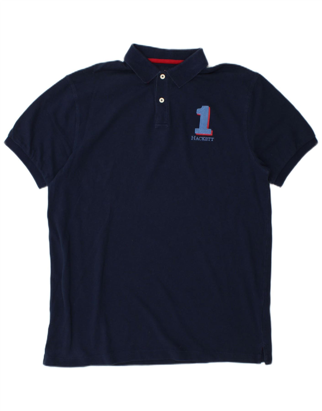 HACKETT Polo graphique coupe classique pour homme en coton bleu marine grand