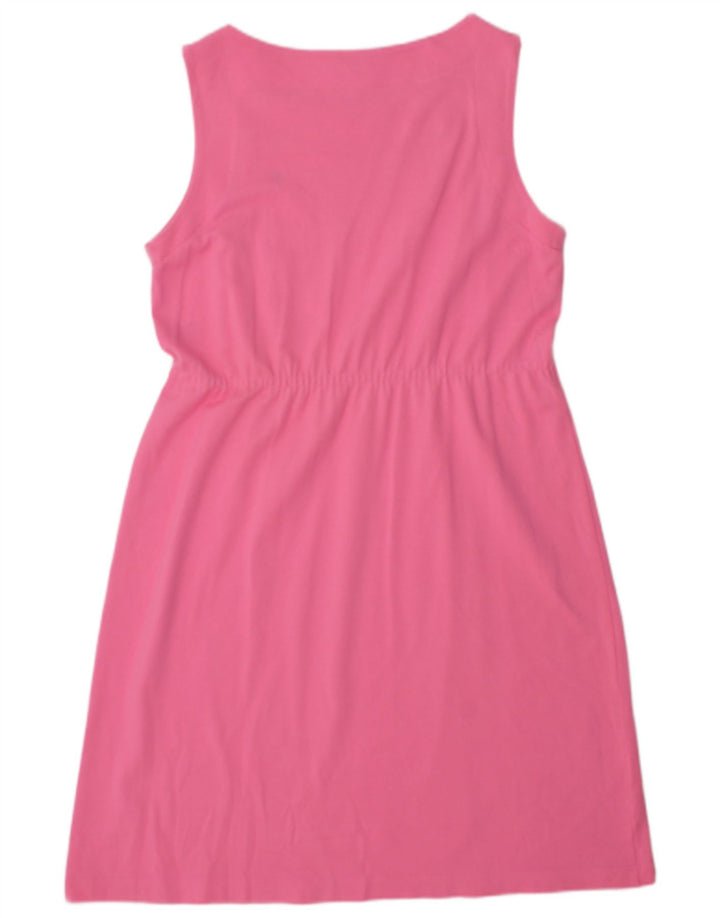 Lacoste Robe basique sans manches pour femme Taille 48 XL Rose