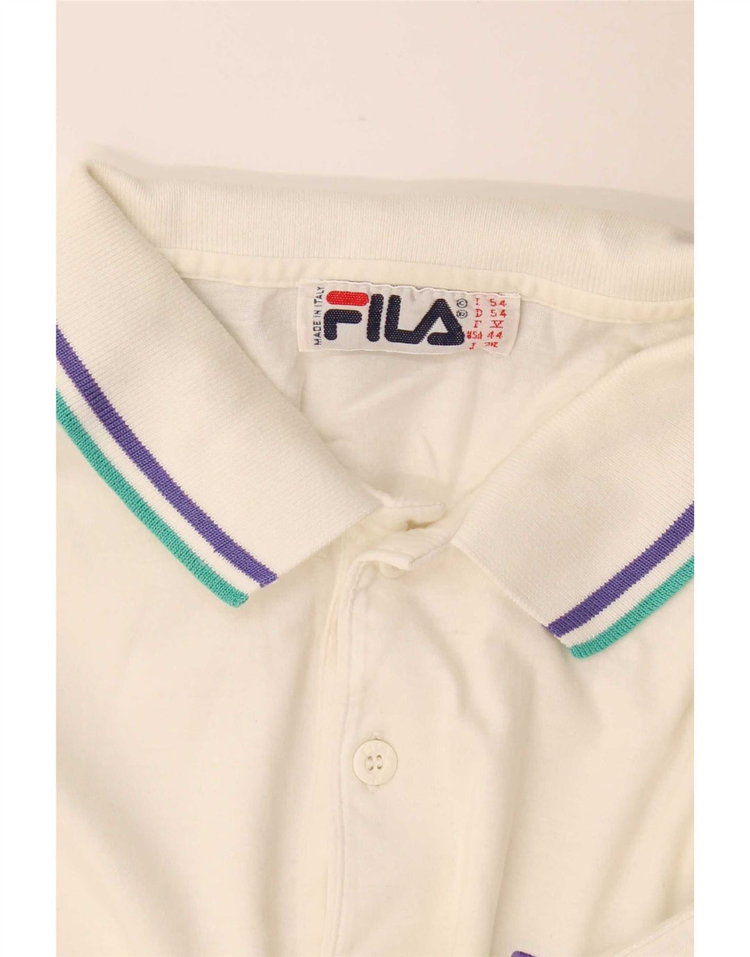 Fila Polo Graphique Homme IT 54 XL Blanc