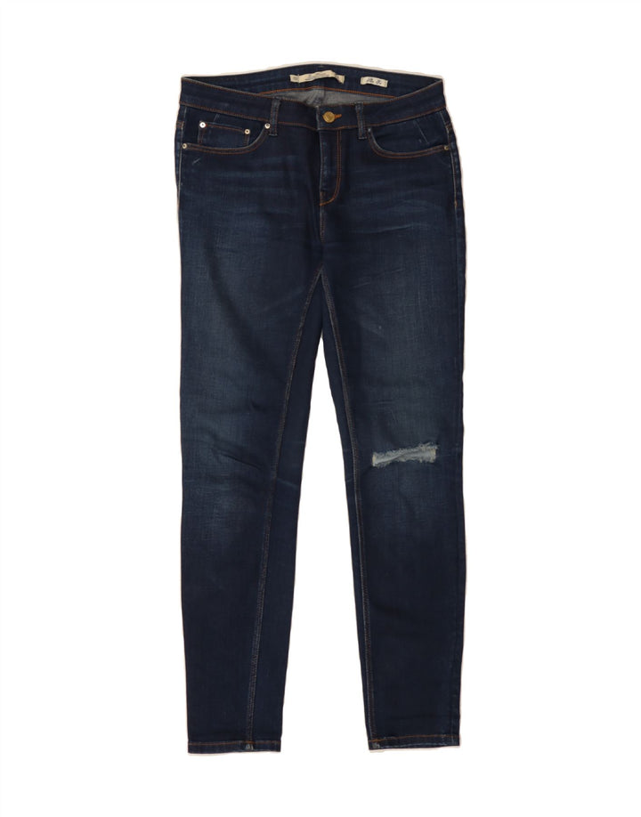 VINTAGE Womens Skinny Jeans US 6 Medium W32 L28 Blue Vintage Vintage and Second-Hand Vintage from Messina Hembry 