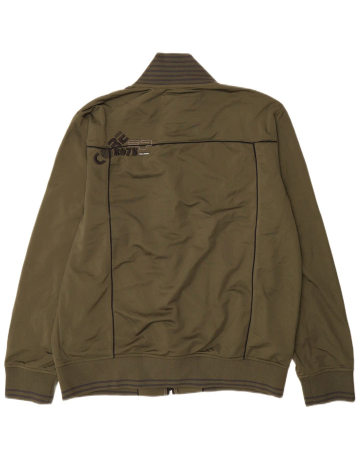 Jack & Jones Veste de survêtement graphique pour homme 2XL Kaki Colourblock