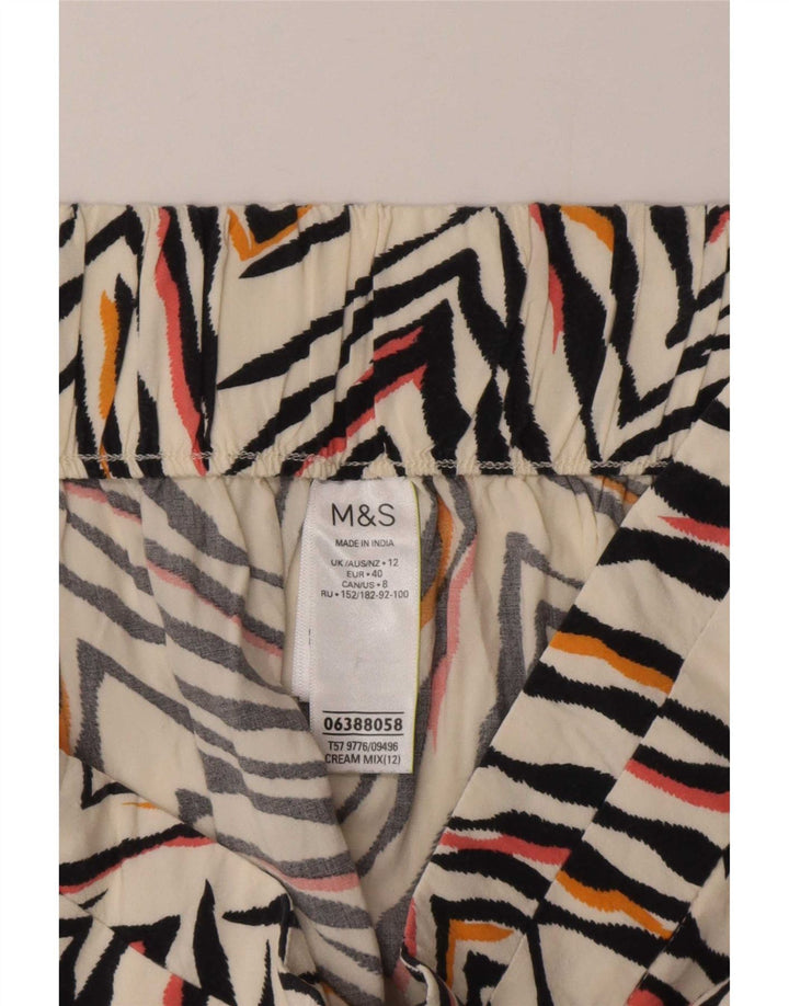 Marks & Spencer Short décontracté pour femme UK 12 Medium W30 Blanc cassé