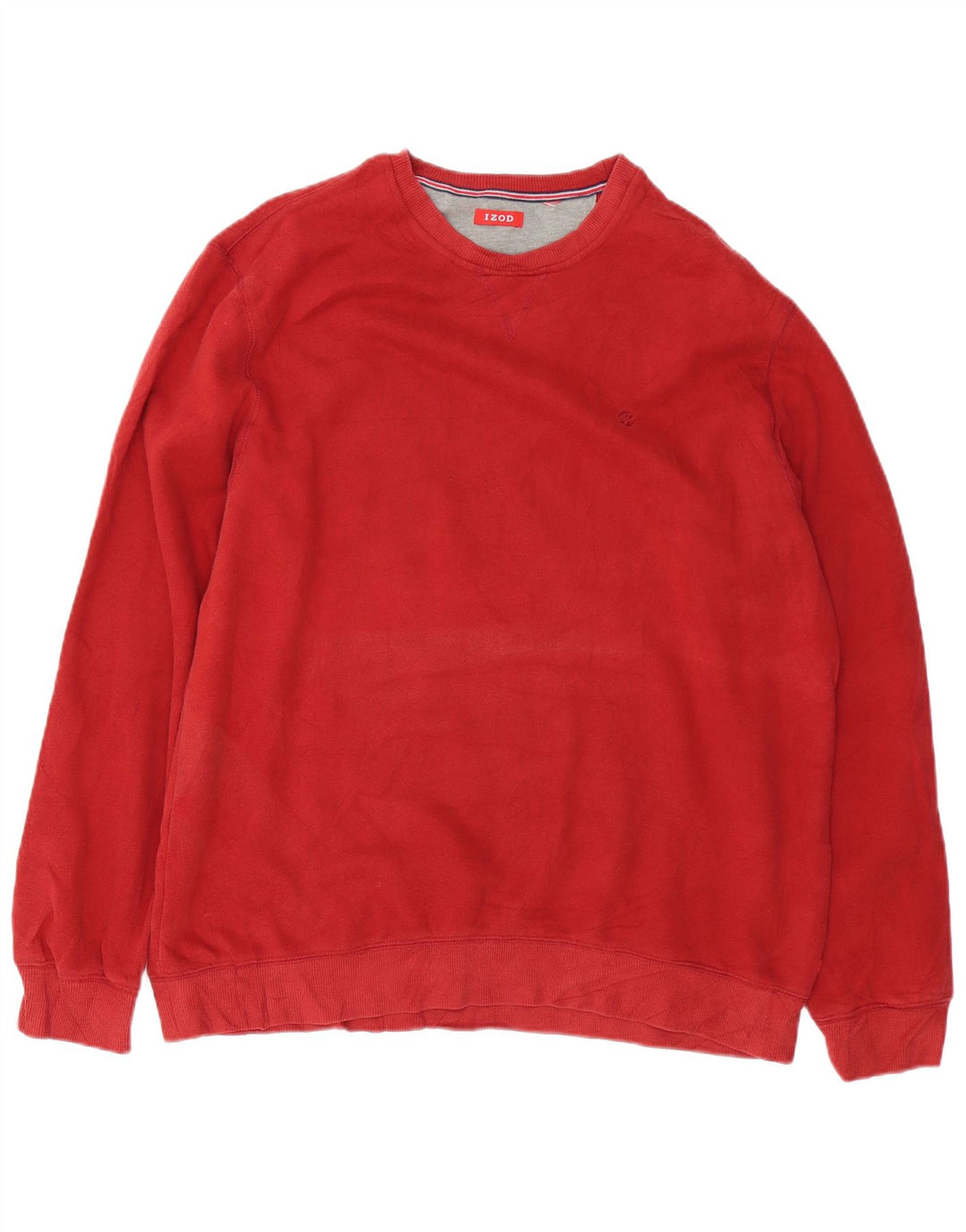 Izod Sweat-shirt pour homme en coton rouge Taille L