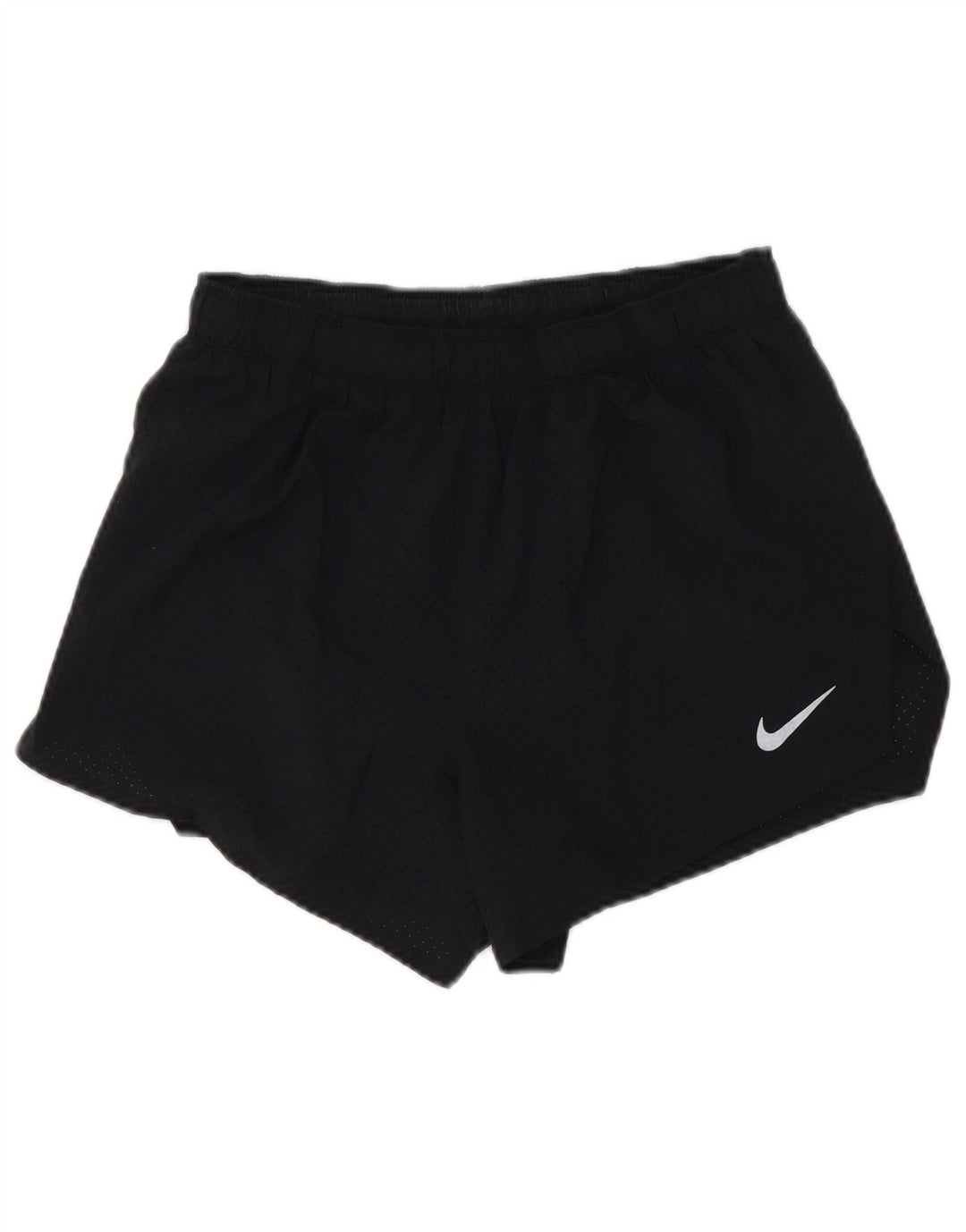 Nike Short de sport Dri Fit pour femme UK 12 Noir moyen Polyester