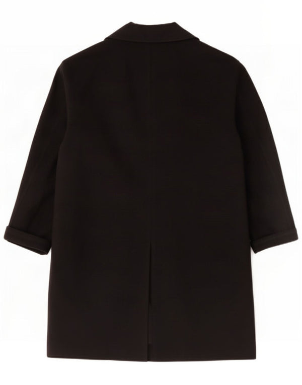 Topshop Manteau surdimensionné pour femme UK 44 Grand coton noir