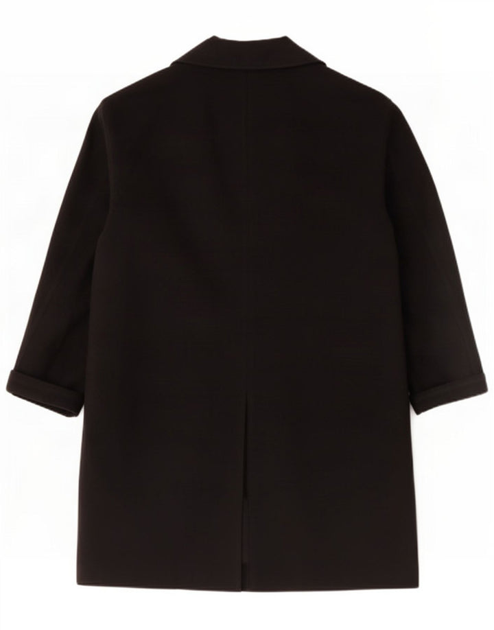 Topshop Manteau surdimensionné pour femme UK 44 Grand coton noir