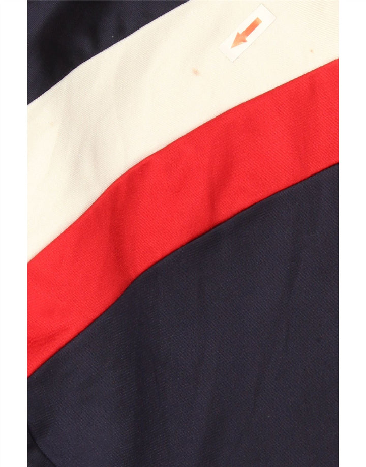 Champion Veste de Survêtement Homme Bleu Marine Moyen Polyester Colorblock