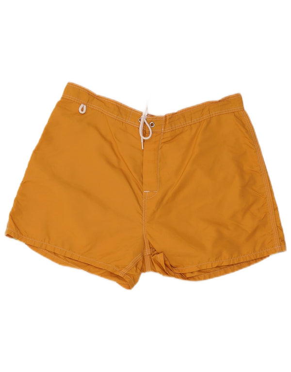 Sundek Short de bain pour homme Large en nylon color block jaune