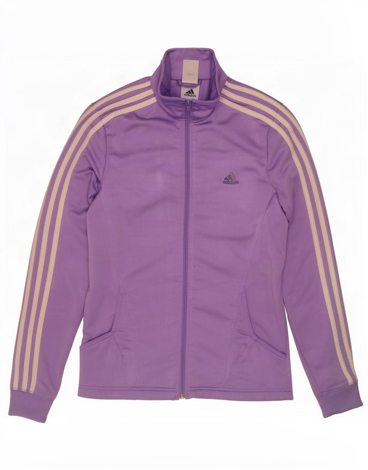Adidas Veste de survêtement pour femme UK 14 Violet moyen Polyester