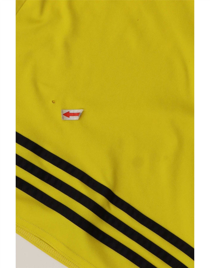 Adidas Short de sport Climalite pour homme, grand jaune, polyester