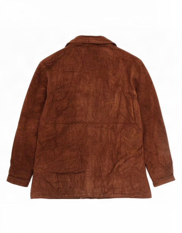 veste en daim surdimensionnée femme vintage IT 42 Brun moyen