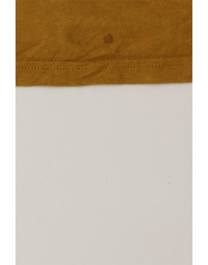 PUMA T-shirt coupe ample pour homme XL Jaune Coton