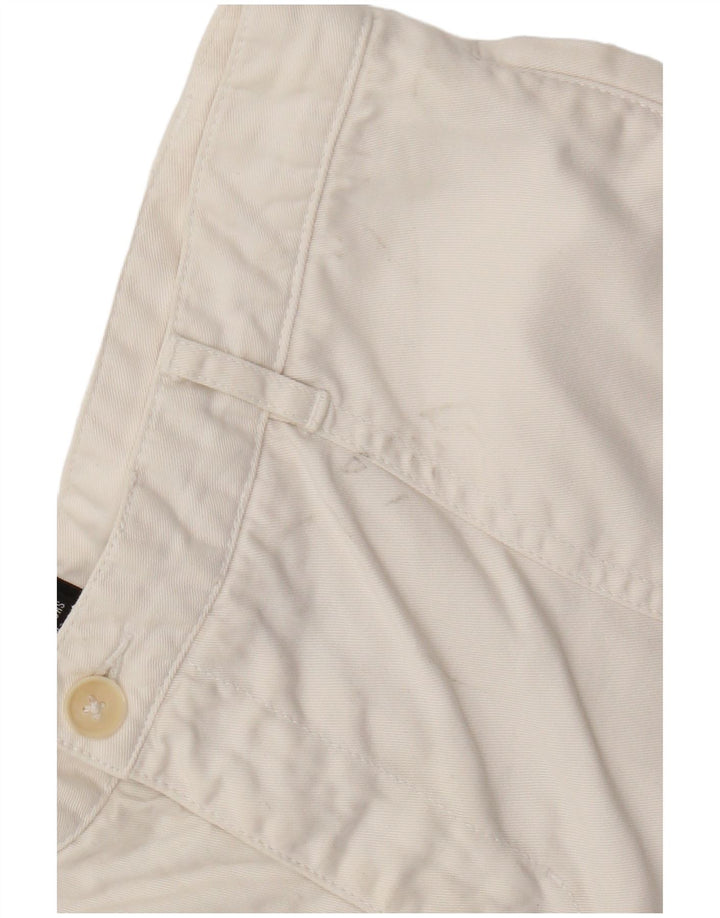 Calvin Klein Short Chino Femme US 6 Medium W28 Coton Blanc Cassé