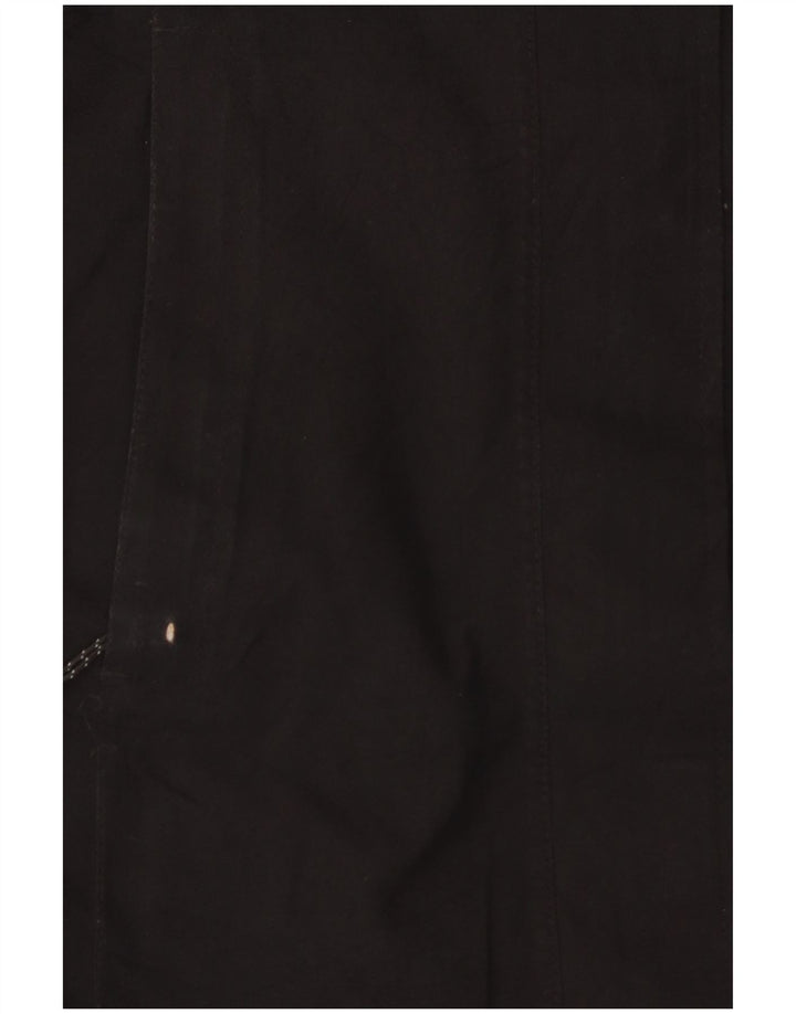 Eddie Bauer Manteau coupe-vent à capuche pour femme UK 6 XS Noir Polyester