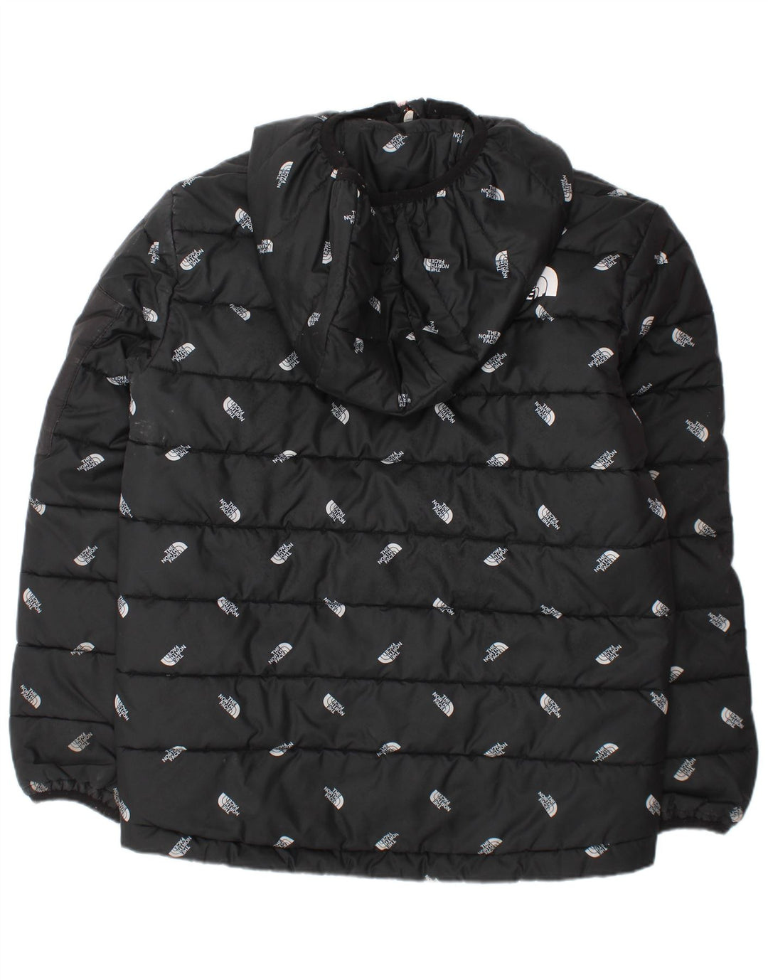 The North Face Veste matelassée à capuche graphique pour garçon 9-10 ans Noir moyen