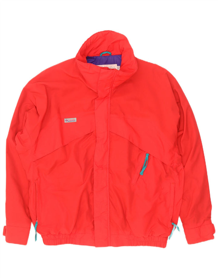 Columbia Veste de ski coupe ample pour homme UK 40 Large Rouge Nylon