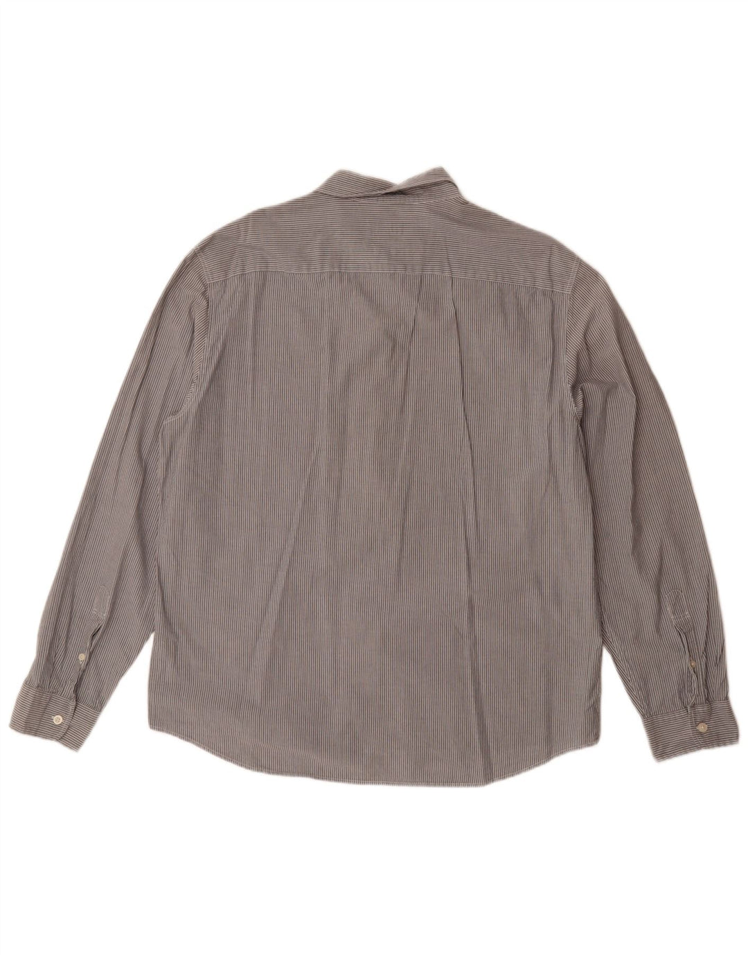 JACK WILLS Chemise cintrée pour hommes XL en coton à fines rayures gris