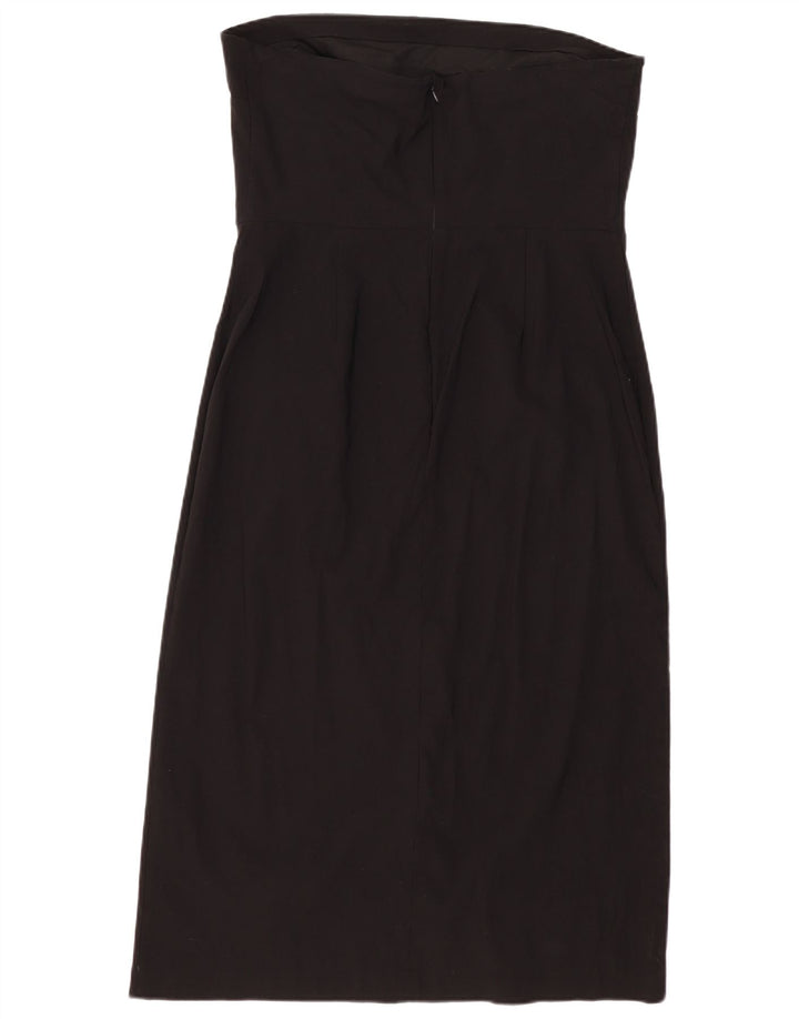 Marks & Spencer Robe sans bretelles pour femme UK 18 XL Viscose noire