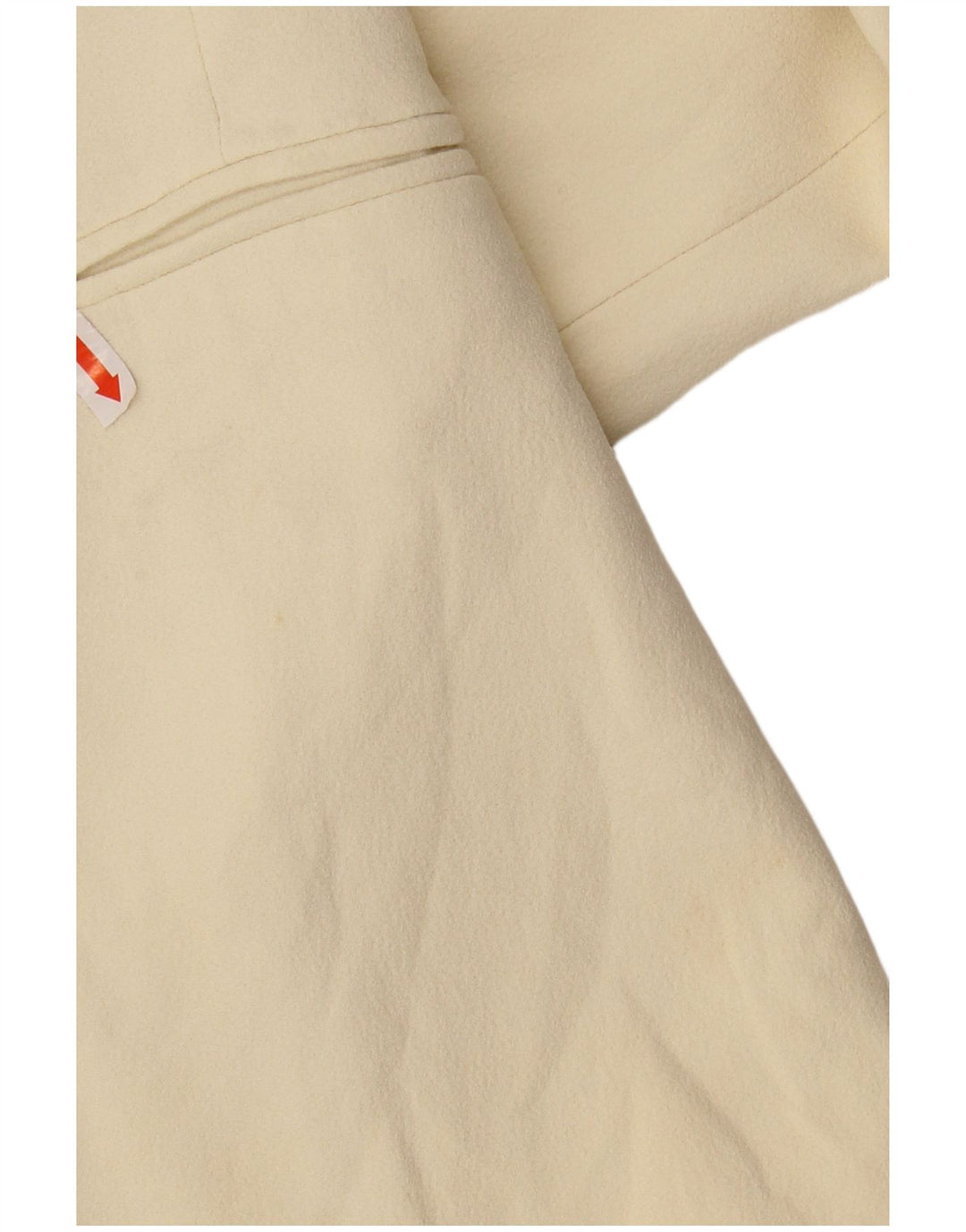KAREN MILLEN Womens 1 Button Blazer Jacket UK 10 Small  Beige Acetate