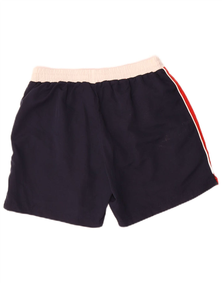 Kappa Short de Sport Homme Bleu Marine Moyen Polyester Colorblock