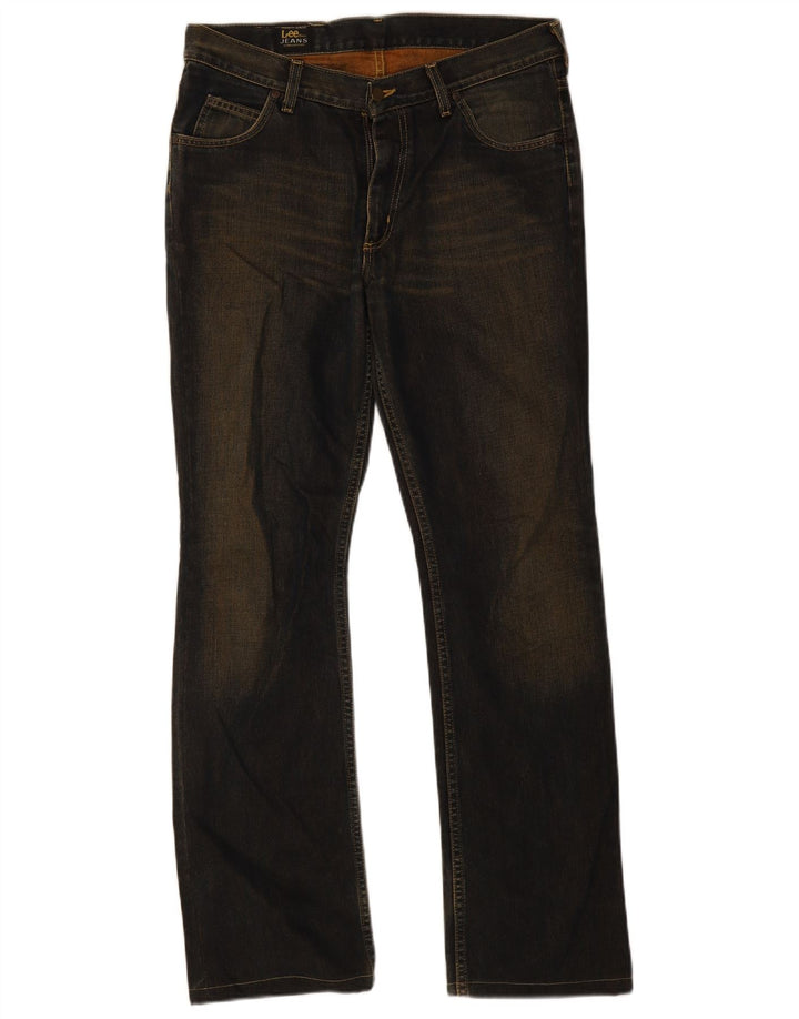 Lee Jean Bootcut REED Homme W33 L34 Bleu Marine Coton