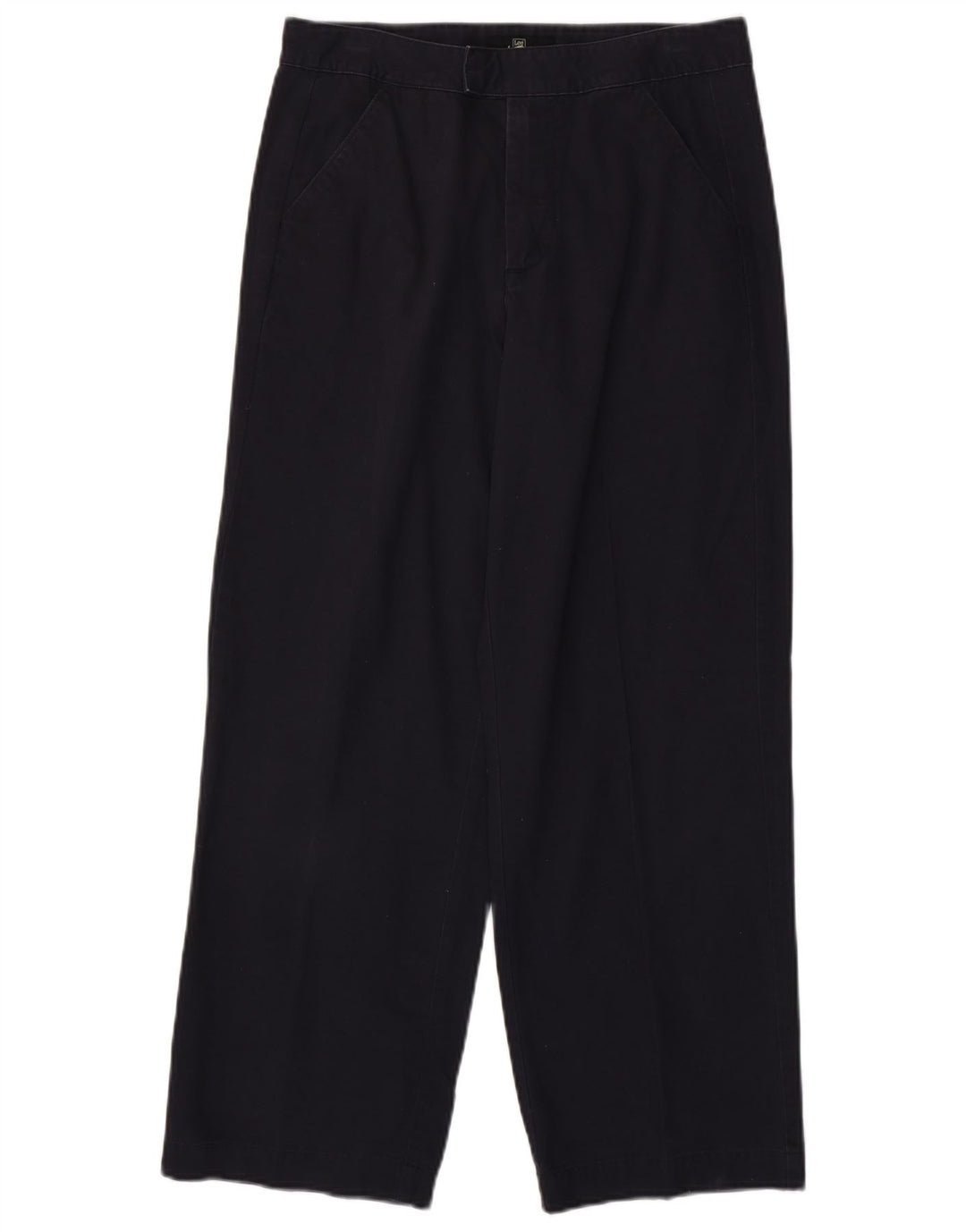 Lee Pantalon de costume droit kaki pour femme US 8 Medium W30 L28 Bleu marine