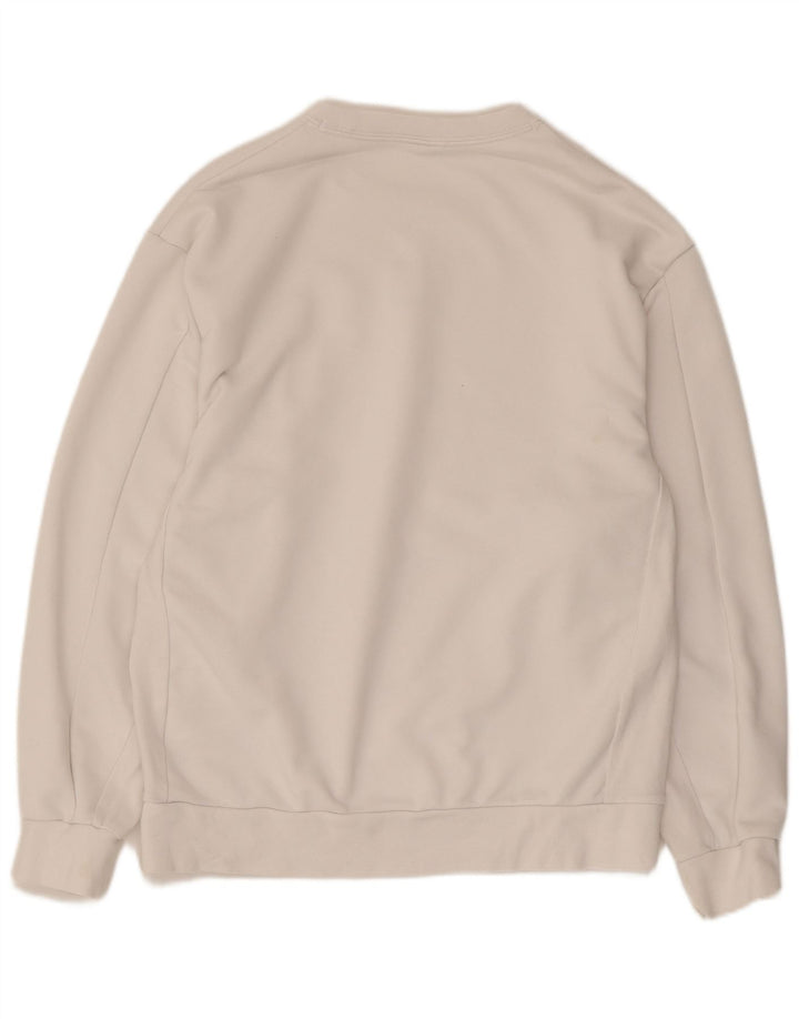 Nike Dri Fit Sweat-shirt en coton blanc moyen pour homme
