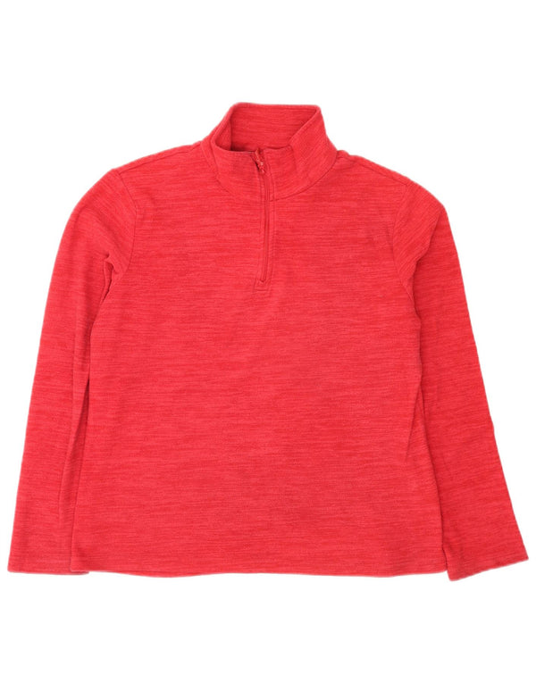 Mountain Warehouse Pull polaire à col zippé pour femme UK 12 Rose moyen moucheté