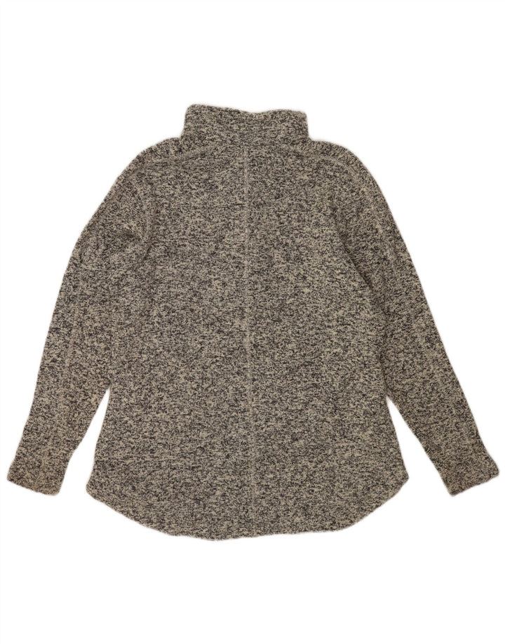 Columbia Sweat-shirt à col boutonné pour homme en polyester moucheté Gris Taille L
