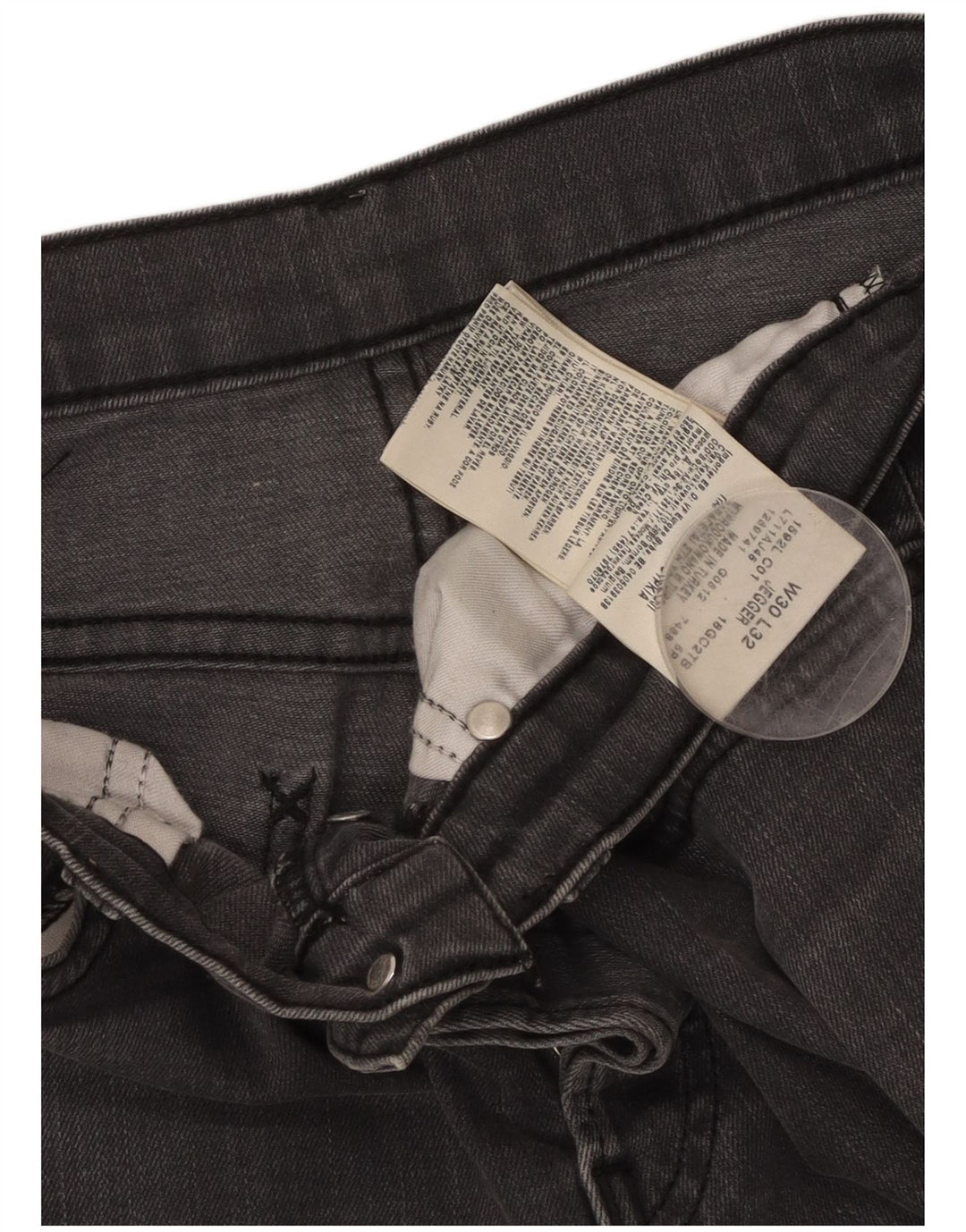 LEE Jean Droit Jegger Homme W30 L32 Gris Coton