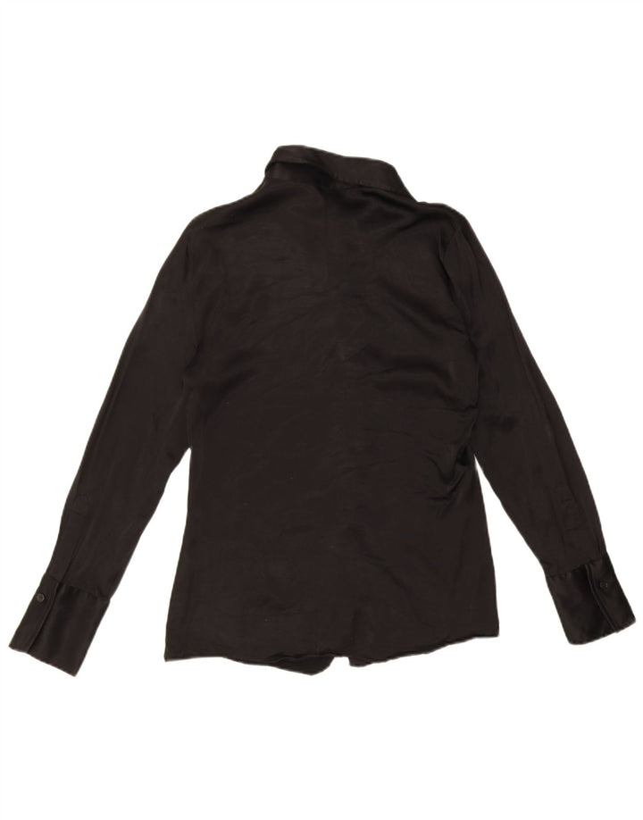 Zara Chemisier Femme UK 14 Large Noir