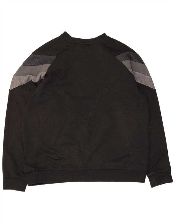 Adidas Sweat-shirt pour homme XL Noir Colorblock Polyester