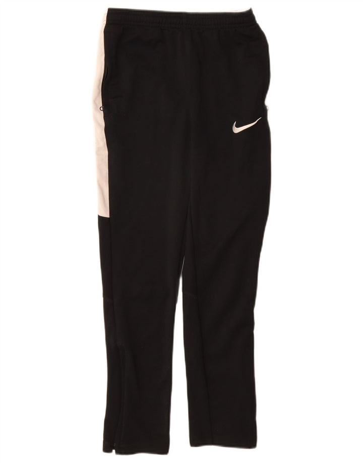 NIKE Pantalon de survêtement garçon 10-11 ans Noir moyen colour block