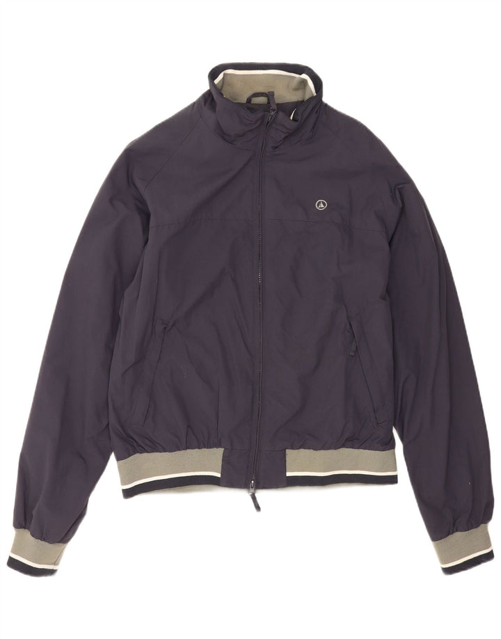 Ivy Oxford Veste Bomber Homme IT 50 Large Bleu Marine Colourblock Polyamide