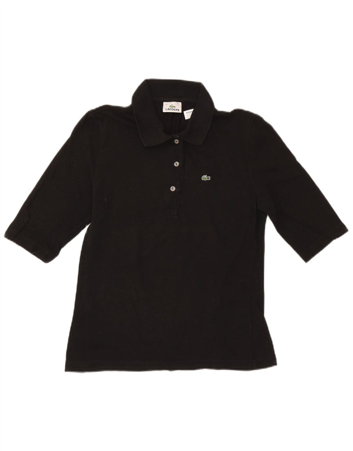 Lacoste Polo Femme Taille 42 Grand Coton Noir