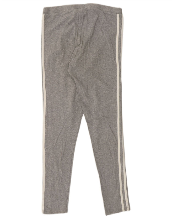 ADIDAS Leggings Femme UK 6 XS Gris Coton